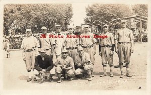 PA, Easton, Pennsylvania, RPPC, Police Baseball Team 1920, Photo