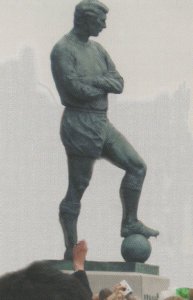 Bobby Moore Football World Cup London Statue Rare Trade Card