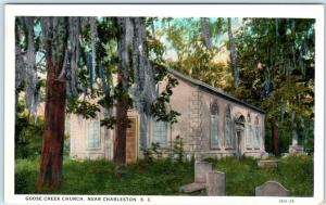 CHARLESTON, South Carolina  SC    GOOSE CREEK CHURCH  c1910s-20s  Postcard