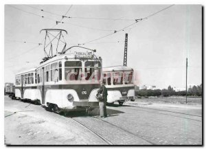 Postcard Modern train with Sevilla Dumper Puebla del Rio