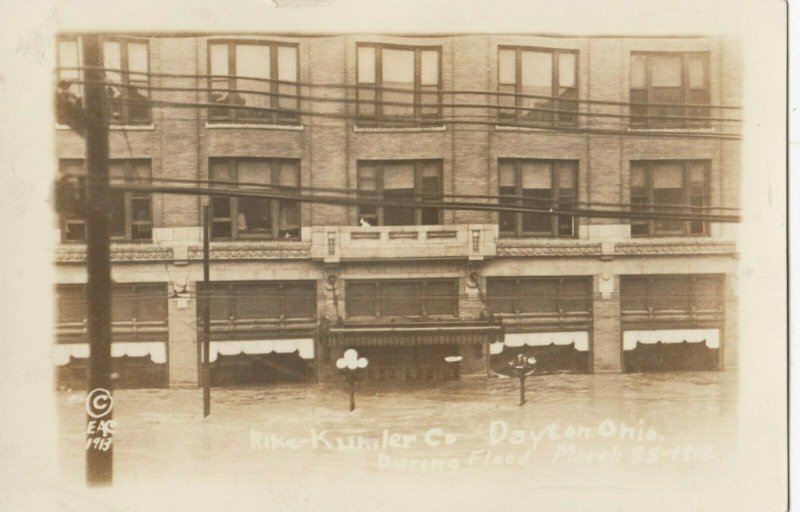 RP: DAYTON, Ohio,1913 ; Flood View