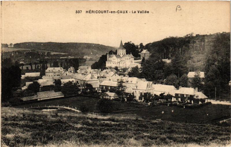 CPA HERICOURT-en-CAUX La Vallée (405937)