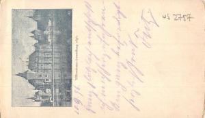 US2757 Hotel National Budapest Hungary Levelezo Lap stationery 1896