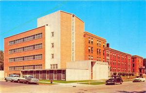 Greenbay WI Bellin Hospital Old Cars Postcard