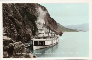 Steamer 'Tutshi' Ship White Pass & Yukon Route West Taku Arm RPPC Postcard G79