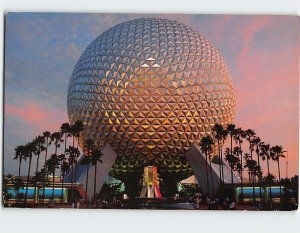 Postcard Spaceship Earth, Epcot Center, Walt Disney World, Bay Lake, Florida