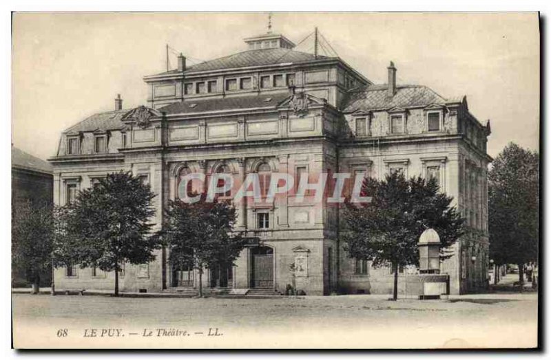 Old Postcard Le Puy Le Theater