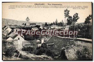 Postcard Old Cravant Overview