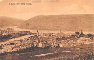 Bingen mit Burg Klopp Germany Unused 