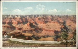 Grand Canyon AZ From Hotel El Tovar Detroit Publishing #10925 Postcard #2
