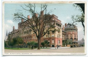 De Soto Hotel Savannah Georgia 1927 postcard