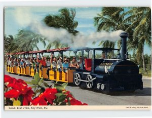 Postcard Conch Tour Train, Key West, Florida