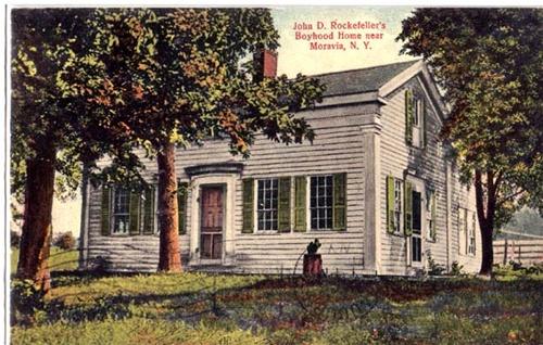 John D Rockefeller's Boyhood Home, Moravia NY