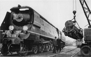 Lot 66 train southern Railway  uk west country real photo locomotive