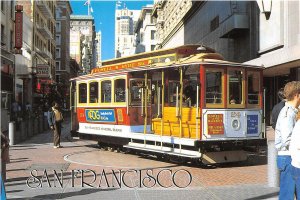 Lot 12 usa san francisco california cable car tram railway powell market street