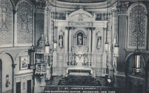 New York Rochester Saint Josephs Church The Eucharistic Shrine Artvue