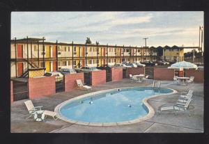 WINSLOW ARIZONA ROUTE 66 ASTRO MOTEL SWIMMING POOL ADVERTISING POSTCARD