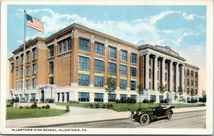postcard PA - Allentown High School