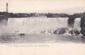 Niagara Falls, New York - American Falls from Victoria Park, Ontario UDB