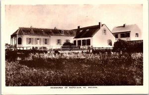 c1920 RESIDENCE OF NAPOLEON ST HELENA RPPC POSTCARD 42-352