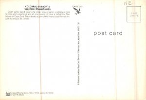 Greetings from Cape Cod, Massachusetts MA Postcard