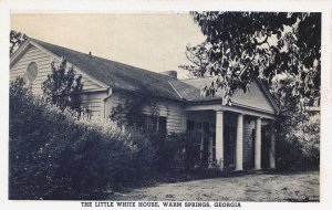 USA The Little White House Warm Springs Georgia Vintage Postcard 05.32