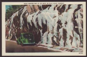 Winter-Time at Ice Rock on Blue Ridge Parkway Postcard 