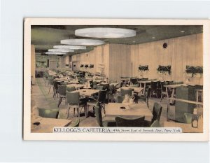 Postcard Kellogg's Cafeteria, New York City, New York