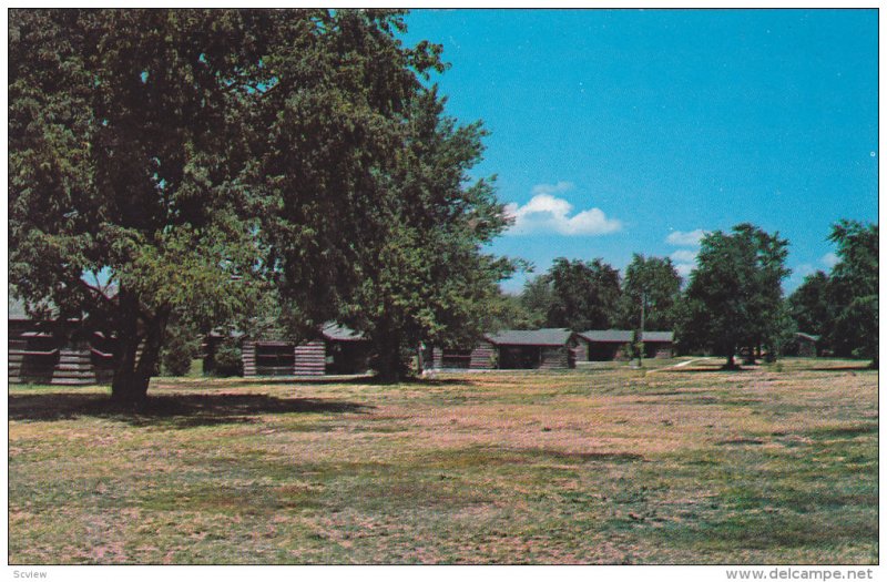 Typical Cabins,  Memorial Camp,  Monticello,  Illinois,  40-60s