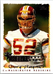 1995 Topps Football Card Cory Raymer Washington Redskins sk21442