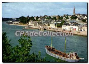 Modern Postcard From Douarnenez Treboul View