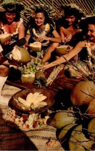 Hawaii Honolulu Luau Feast Hele mai e ai Come and Eat