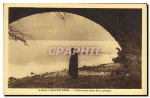 Postcard Abbey Hautecombe underground barn Voute