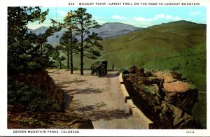 Colorado Denver Mountain Parks Wildcat Point Lariat Trail On Road To Lookout ...