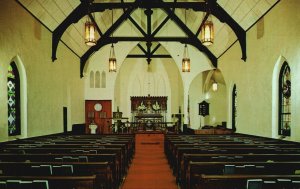 Postcard St. Andrew's Covenant Episcopal Parish Church Big Rapids Michigan MI