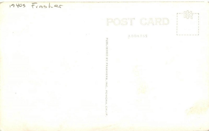 Postcard RPPC 1940s Arizona Yuma Old Plank Road Frashers AZ24-862