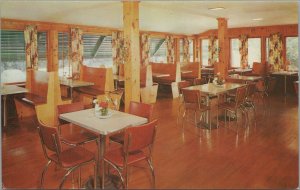 Postcard Pep's Inn + Village Lake Wallenpaupack Tafton Pike County PA