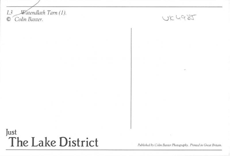 uk4985 lake district watendlath   uk