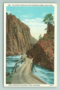 Pillars of Hercules, Big Thompson Canon, Canyon, Estes Park, Colorado Postcard 