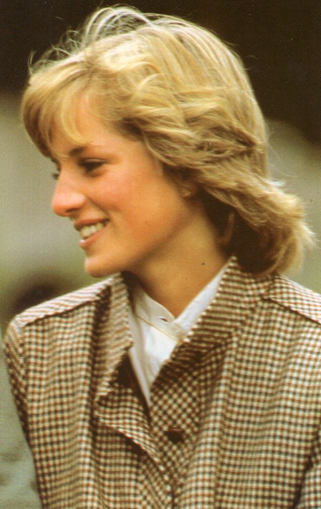 Princess Diana Honeymoon Portrait at Balmoral 1981 Postcard | Topics ...
