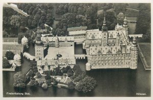 Lot of 6 real photo postcards 1940`s Denmark Copenhagen architecture castle