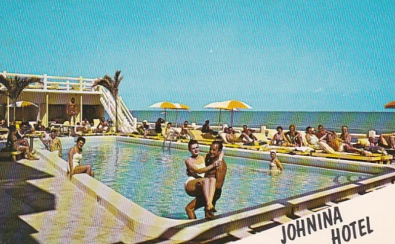 Florida Miami Beach Johnina Hotel Swimming Pool 1969