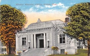 Wheeler Memorial Library in Orange, Massachusetts