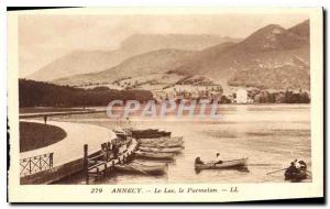 Postcard Old Annecy Lake the Parmelan