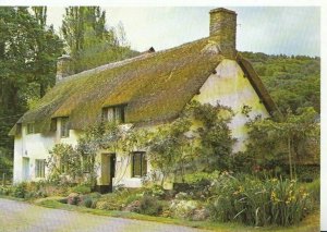 Somerset Postcard - Oldstream Cottage Near The Pack Horse Bridge - Dunster 1703A