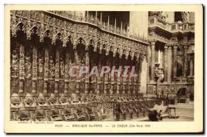 Old Postcard Auch Basilica of St. Mary Choir