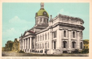 Vintage Postcard City Hall Building Landmark Kingston Ontario Canada