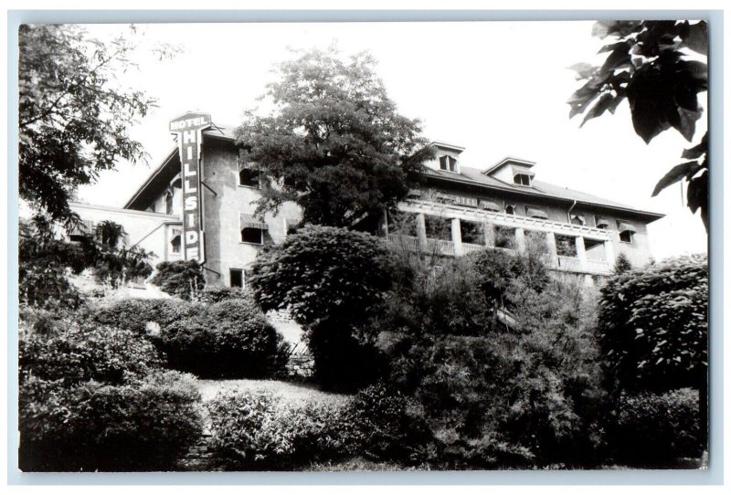 Madison Indiana IN Postcard RPPC Photo Hillside Hotel c1950's Unposted Vintage