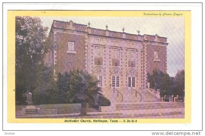 Methodist Church, Harlingen, Texas, 40-60s