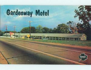 Unused Pre-1980 OLD CARS & GARDENWAY MOTEL Villa Ridge Missouri MO u1662-12